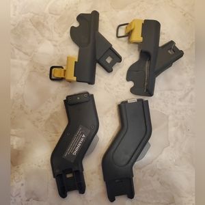 Upper and lower adapters for uppababy vista